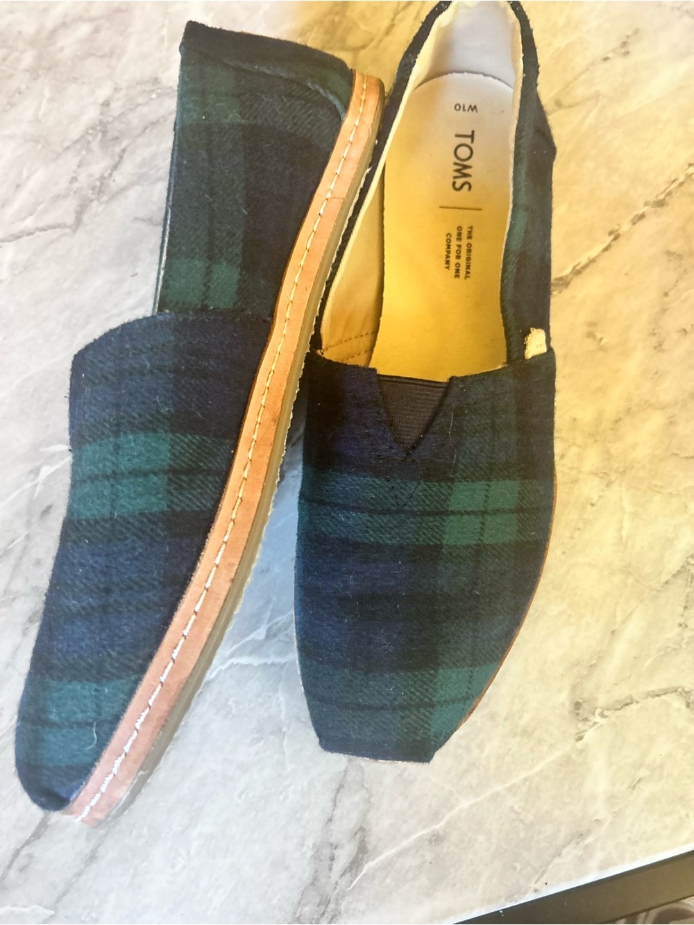 Toms Plaid Women's Slip-On Loafers